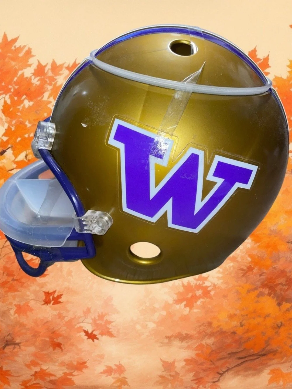 This vintage University of Washington Huskies snack bowl set is a popular piece